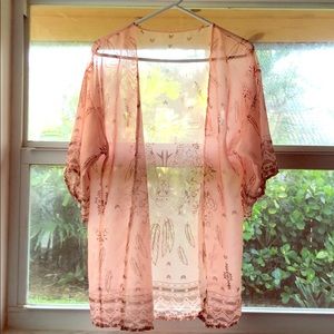 Peach kimono